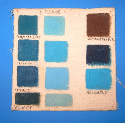 nuancier azurite